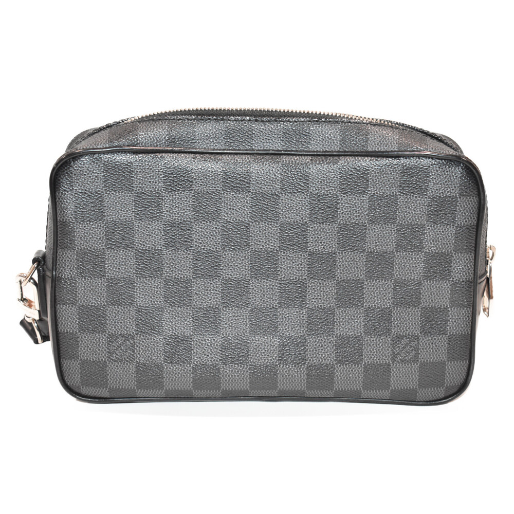 Louis Vuitton Pochette Kasai Damier Graphite Black Dark Gray Shoulder bag - Picture 2 of 7